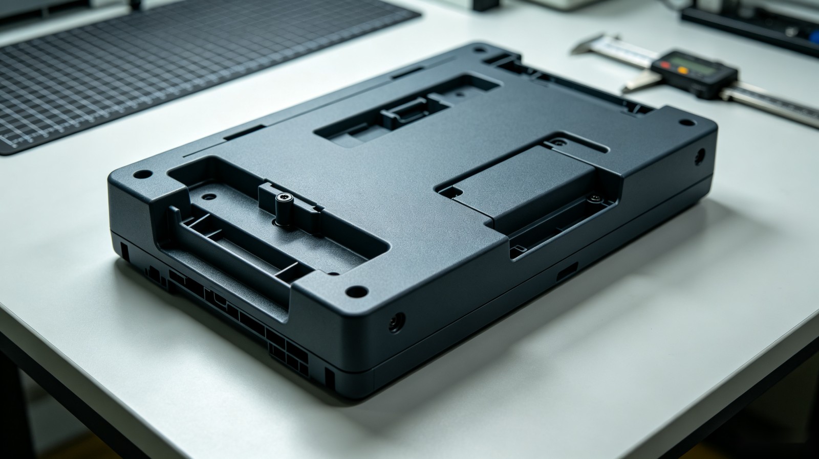 Molded electronics housing